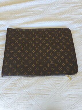 RARE Vintage M53400 Louis Vuitton Poche Documents Portfolio Case – Made in Paris